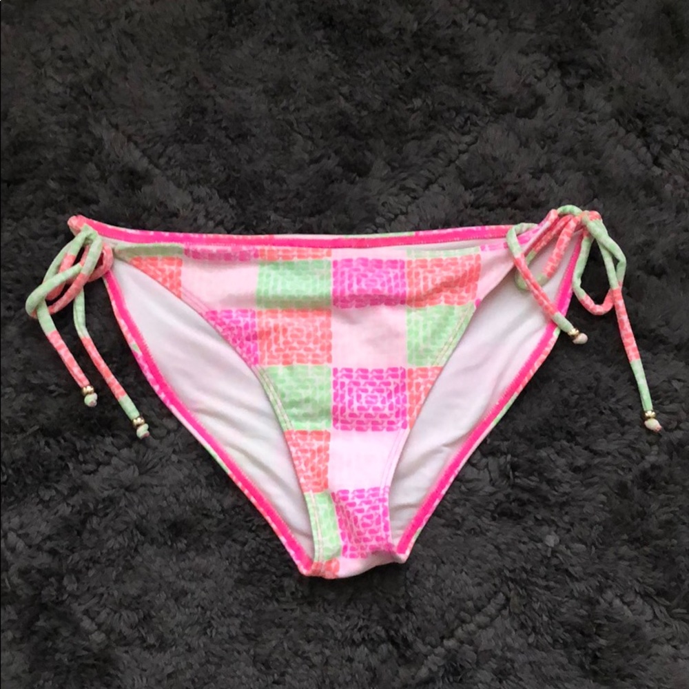 Vineyard Vines Patchwork Whale Bikini Bottom Xs - image 2